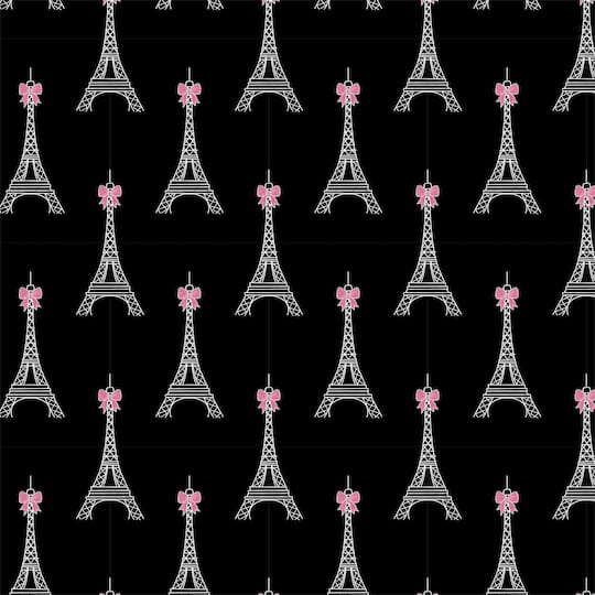 Camelot Fabrics Eiffel Tower Cotton Fabric